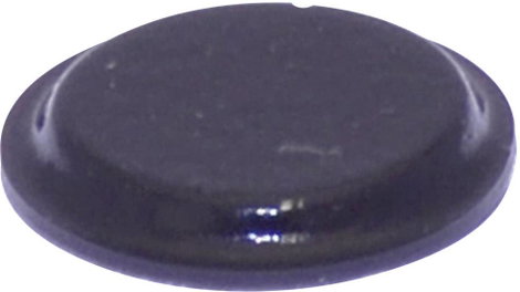 Öntapadós műszerláb, TOOLCRAFT PD2122SW, kerek Ø 12,7 x 1,8 mm, fekete