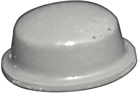 Öntapadós műszerláb, TOOLCRAFT PD2115G, kerek Ø 11,1 x 5 mm, szürke