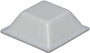 Öntapadós műszerláb, TOOLCRAFT PD2205W, 20,5 x 20,5 x 7,5 mm, Fehér bélyegkép