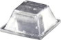 Öntapadós műszerláb, TOOLCRAFT PD2126C, 12,6 x 12,6 x 5,7 mm, átlátszó bélyegkép