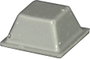 Öntapadós műszerláb, TOOLCRAFT PD2126G, 12,6 x 12,6 x 5,7 mm, szürke bélyegkép
