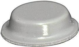 Öntapadós műszerláb, TOOLCRAFT PD2125G, kerek Ø 12,7 x 3,5 mm, szürke