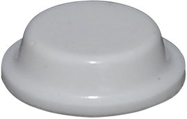 Öntapadós műszerláb, TOOLCRAFT PD2125W, kerek Ø 12,7 x 3,5 mm, Fehér