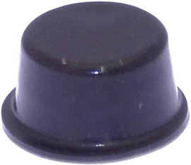 Öntapadós műszerláb, TOOLCRAFT PD2128SW, kerek Ø 12,7 x 6,2 mm, fekete