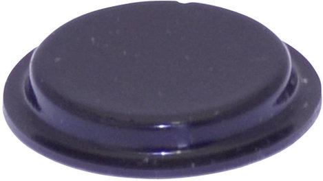 Öntapadós műszerláb, TOOLCRAFT PD2204SW, kerek Ø 19,7 x 3 mm, fekete