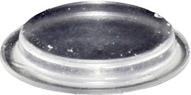 Öntapadós műszerláb, TOOLCRAFT PD2204C, kerek Ø 19,7 x 3 mm, átlátszó