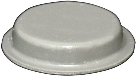Öntapadós műszerláb, TOOLCRAFT PD2024G, kerek Ø 19 x 4 mm, szürke