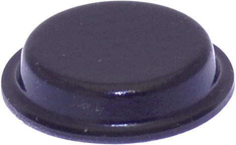 Öntapadós műszerláb, TOOLCRAFT PD2024SW, kerek Ø 19 x 4 mm, fekete
