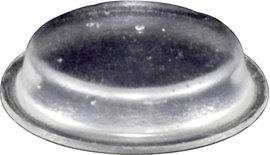 Öntapadós műszerláb, TOOLCRAFT PD2024C, kerek Ø 19 x 4 mm, átlátszó