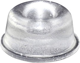 Öntapadós műszerláb, TOOLCRAFT PD2210C, kerek Ø 22,3 x 10,1 mm, átlátszó
