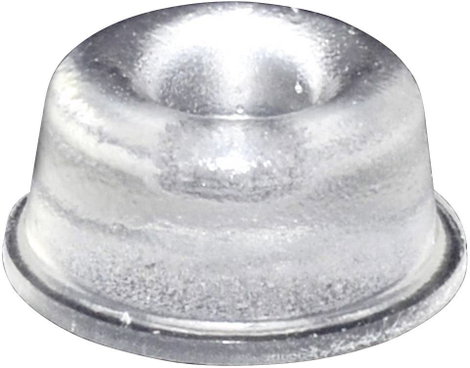 Öntapadós műszerláb, TOOLCRAFT PD2210C, kerek Ø 22,3 x 10,1 mm, átlátszó