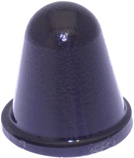 Öntapadós műszerláb, TOOLCRAFT PD3216SW, kerek Ø 16,6 x 16,6 mm, fekete
