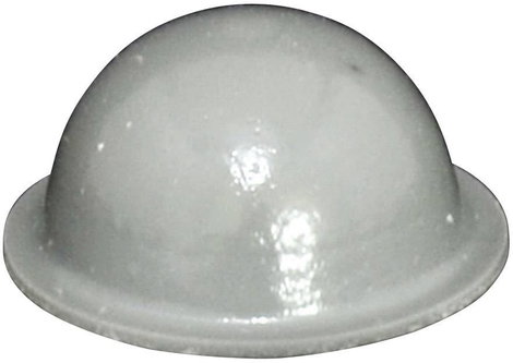 Öntapadós műszerláb, TOOLCRAFT PD2190G, kerek Ø 19 x 9,5 mm, szürke