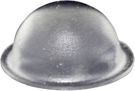 Öntapadós műszerláb, TOOLCRAFT PD2150C, kerek Ø 16 x 7,9 mm, átlátszó