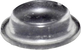 Öntapadós műszerláb, Super-Soft TOOLCRAFT PD9125C, kerek Ø 12,7 x 3,5 mm, poliuretán, átlátszó