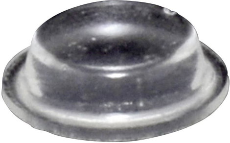 Öntapadós műszerláb, Super-Soft TOOLCRAFT PD9125C, kerek Ø 12,7 x 3,5 mm, poliuretán, átlátszó