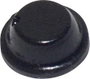 Öntapadós műszerláb, TOOLCRAFT PD2075SW, kerek Ø 8 x 2,8 mm, PU, fekete bélyegkép