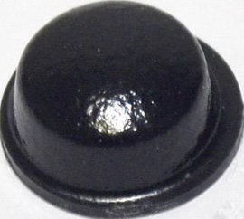 Öntapadós műszerláb, TOOLCRAFT PD2115SW, kerek Ø 11,1 x 5 mm, PU, fekete