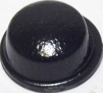 Öntapadós műszerláb, TOOLCRAFT PD2115SW, kerek Ø 11,1 x 5 mm, PU, fekete