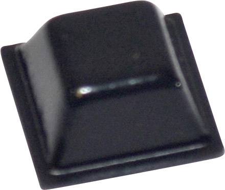 Öntapadós műszerláb, TOOLCRAFT PD2126SW, 12,7 x 12,7 x 5,8 mm, PU, fekete