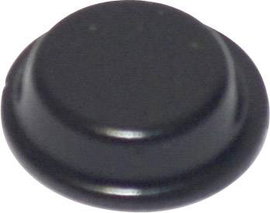 Öntapadós műszerláb, TOOLCRAFT PD2125SW, kerek Ø 12,7 x 3,5 mm, PU, fekete