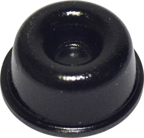 Öntapadós műszerláb, TOOLCRAFT PD2210SW, kerek Ø 22,3 x 10,1 mm, PU, fekete