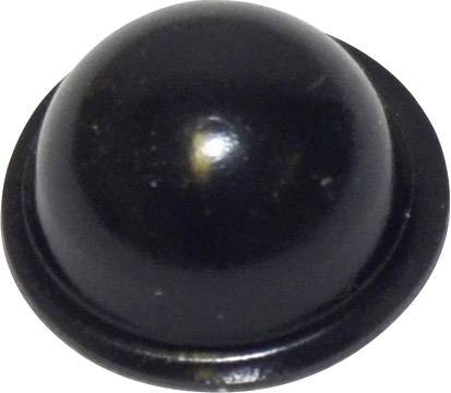 Öntapadós műszerláb, TOOLCRAFT PD2190SW, kerek Ø 19 x 9,6 mm, PU, fekete