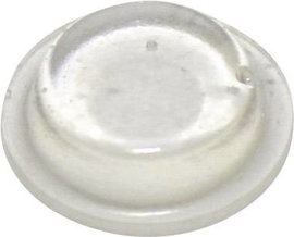 Öntapadós műszerláb, TOOLCRAFT PD2125C, kerek Ø 12,7 x 3,5 mm, PU, átlátszó