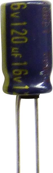 Elektrolit kondenzátor, radiális, álló, RM 3,5 mm 100 µF 63 V 20 % Ø 8 x 15 mm 105° Panasonic EEUFC1