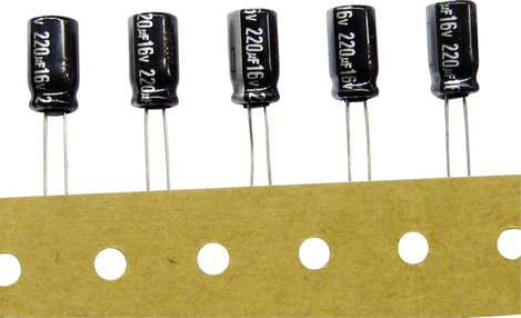 Elektrolit kondenzátor, radiális, álló, RM 7,5 mm 4700 µF 35 V 20 % Ø 18 x 35,5 mm Panasonic ECA1VHG 2. kép
