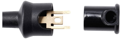 Kampós IC mérőcsipesz, griffcsipesz 4mm-es banándugó aljzattal, fekete Voltcraft 138436 4. kép