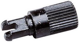 Trimmer potméter tengely, fekete, Piher 5208
