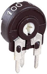 Miniatűr trimmer potméter, lineáris, álló, oldalt állítható, 0,15 W 2,5 kΩ 220° 240° Piher PT 10 LH