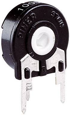 Trimmer potméter, lineáris, álló, 0,25 W 2,5 kΩ 250° 270° Piher PT 15 LH 2,5K
