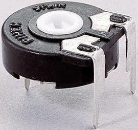 Trimmer potméter, lineáris, fekvő, 0,25 W 2,5 kΩ 250° 270° Piher PT 15 LV 2,5K