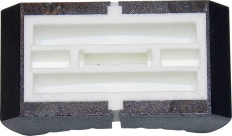 Tolópotméter gomb, jelölt, 8 x 1,2 mm, fekete, ALPS 76501 FK13X25 3. kép
