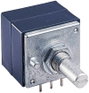 Forgó potméter, sztereo, lin. 50 kΩ 0,05 W ± 20 %, ALPS RK27112 50K bélyegkép