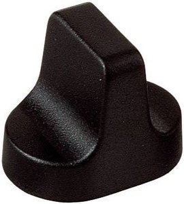Tolópotméter gomb, fekete, 16x10x16 mm, ALPS 870000