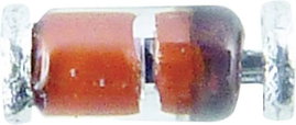Diotec Zener dióda ZMM10 Ház típus (félvezető) SOD-80C Zener feszültség 10 V Teljesítmény (max.) P(T