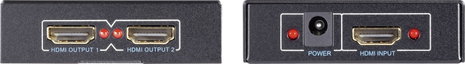 2 portos HDMI splitter HD képes 1920 x 1080 pixel, fekete, SpeaKa Professional 4016138822212 10. kép