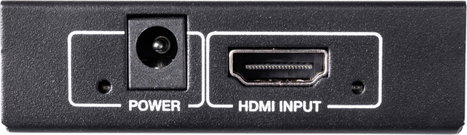 2 portos HDMI splitter HD képes 1920 x 1080 pixel, fekete, SpeaKa Professional 4016138822212 3. kép