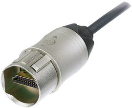 HDMI csatlakozókábel [1x HDMI dugó 1x HDMI dugó] 3 m Nickel Neutrik