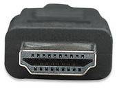 HDMI kábel [1x HDMI dugó 1x HDMI dugó] 10 m fekete High Speed Manhattan 756323 4. kép