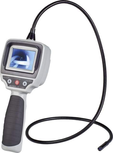 Endoszkópkamera LCD kijelzővel, szondaØ 8 mm, hossz 88 cm, VOLTCRAFT BS-25HR 2. kép