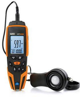 Digitális fénymérő LED világításhoz, HT Instruments HT309