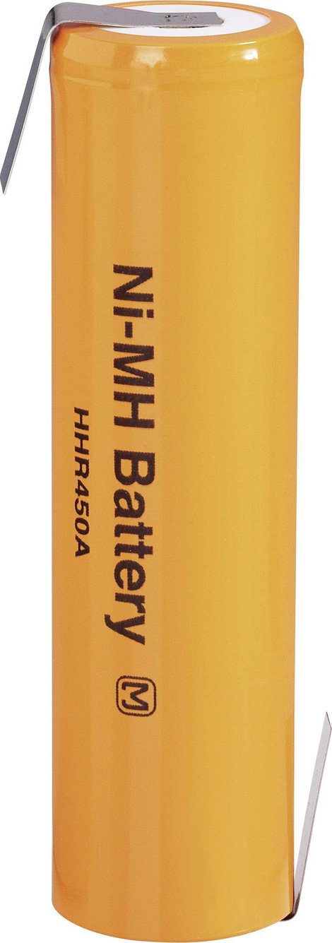 Panasonic 4/3 A NiMH forrfüles akkumulátor ZLF, HHR450A-LF 1.2 V 4500 mAh 18.2 mm x 67 mm