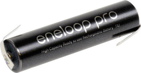 Mikro ceruza akkumulátor, forrfüles NiMH ZLF AAA 1.2 V 900 mAh 10.5 mm x 44.5 mm Sanyo XX (powered b