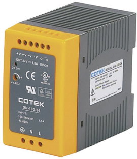 Kalapsín hálózati tápegység, Cotek DN 100-15