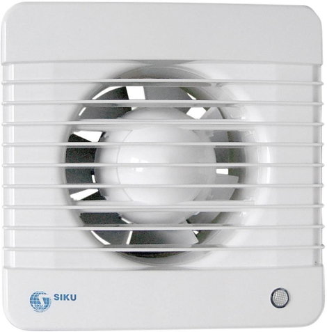 Falba és mennyezetbe építhető elszívó ventilátor 230 V 185 m³/h 12.5 cm Wallair ML 125