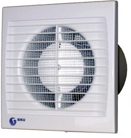 Falba és mennyezetbe építhető elszívó ventilátor 95 m³/h 10 cm SIKU 100S Silenta 30381